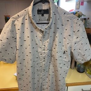 Youth Shark Button Down Shirt
